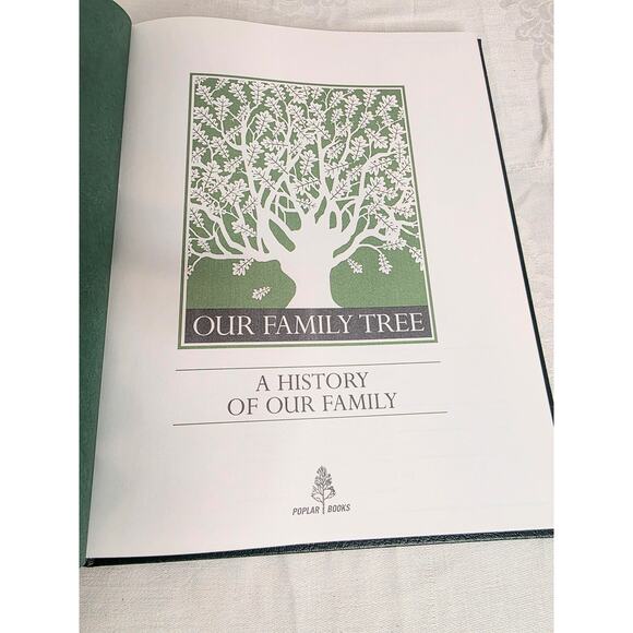 Vtg Our Family Tree A History of Our Family Book by Poplar Books 1977 Hardcover - Picture 2 of 6